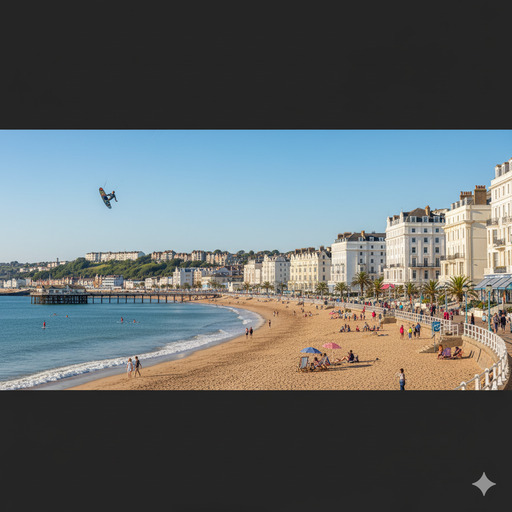 Bournemouth beach and seafront