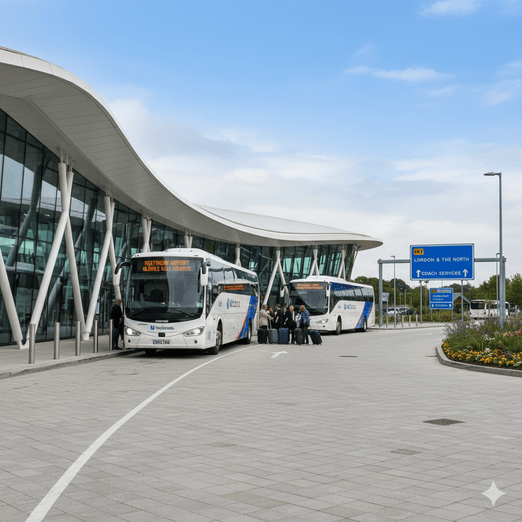 Milton Keynes Coachway with multiple daily services to Heathrow Airport